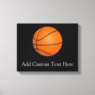 Baskettema Canvastryck