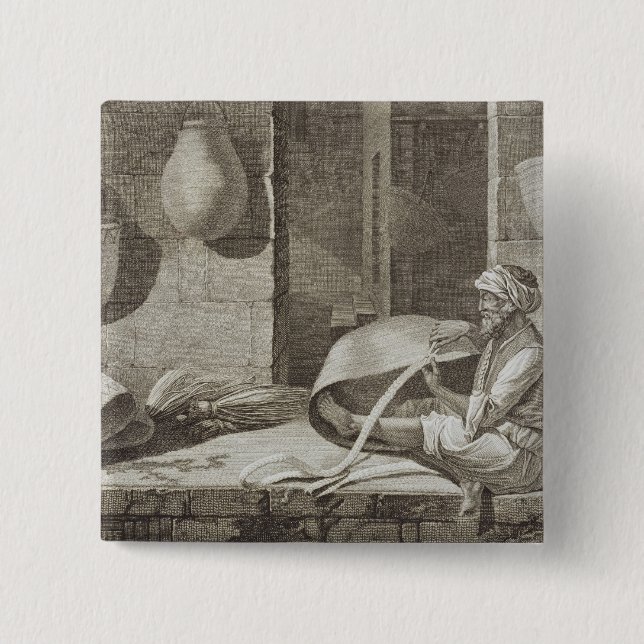 Baskettillverkare, från konst- och handelnolla för knapp (Framsida)