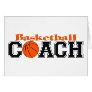 Baskettränare Hälsningskort