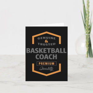 Baskettränare kort