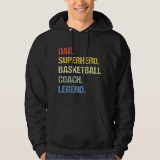Baskettränare pappa  hoodie