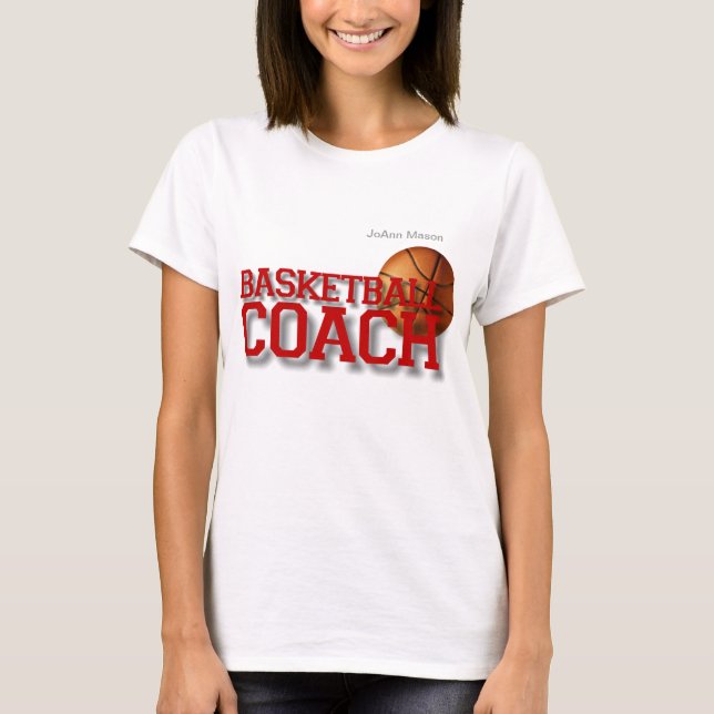 Baskettränare Tee Shirt (Framsida)