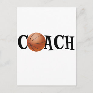 Baskettränare Vykort