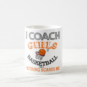 Baskettränareflickagåva Kaffemugg