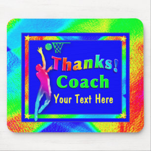 Baskettränaretack Mousepad Musmatta