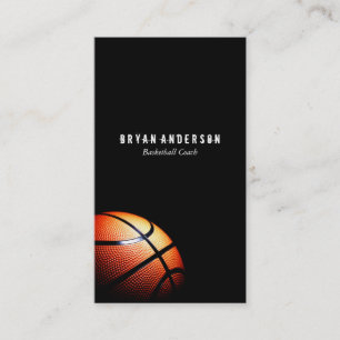 Baskettränarevisitkort Visitkort