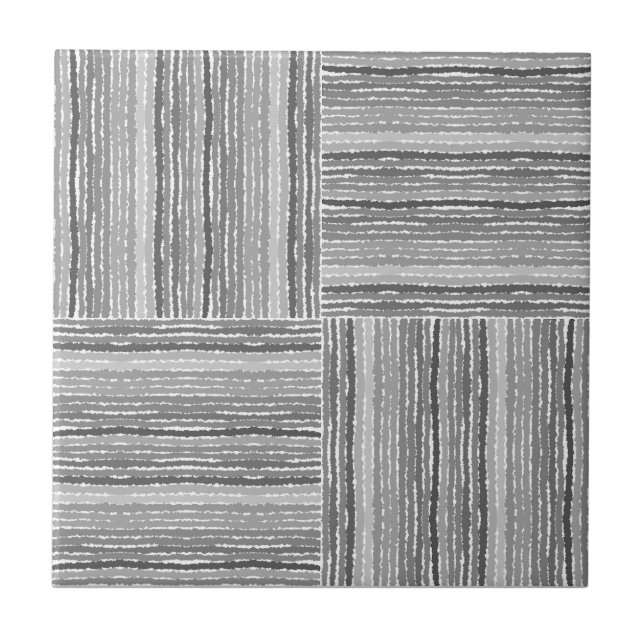 Basketweave Hand plockade Kakelplatta (Framsidan)