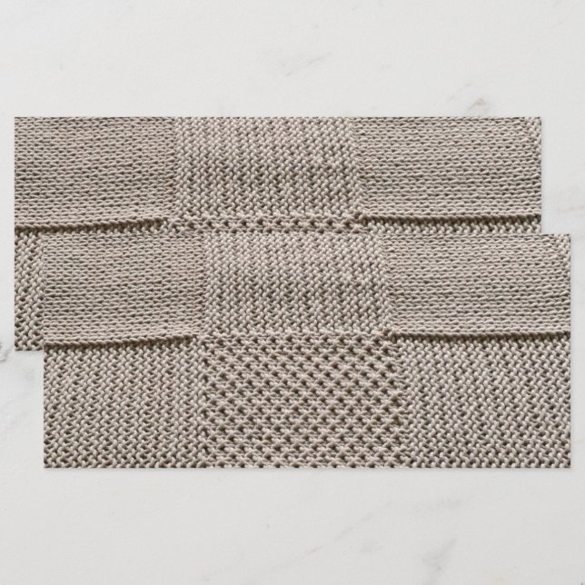 Basketweave Patchwork Sticka av Shirley Taylor (Fram/baksida)