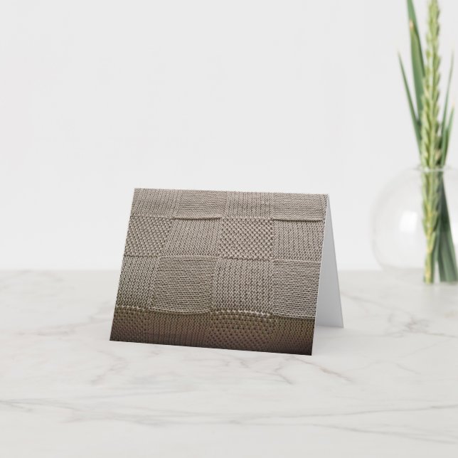 Basketweave Patchwork Sticka av Shirley Taylor Kort (Framsida)