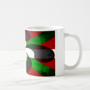 Baskien Flagga och Kor Kaffemugg