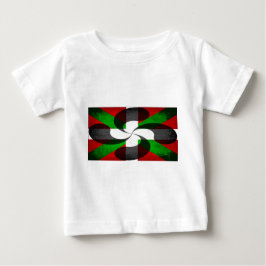 Baskien Flagga och Kor T-shirt