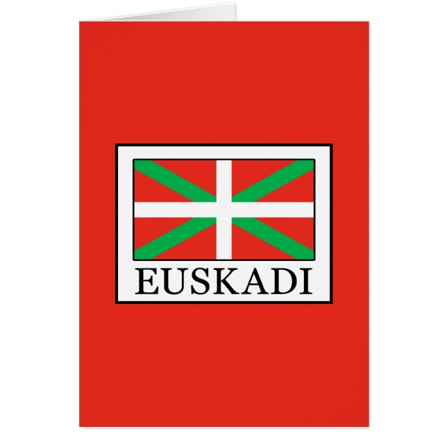 Baskien Hälsningskort (Framsidan)