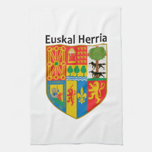 Baskien Land (Euskal Herria) jackar om arm. Kökshandduk