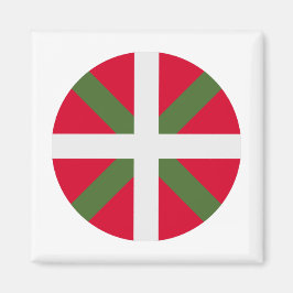 Baskien Land Flagga Magnet