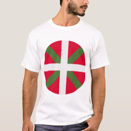 Baskien Land Flagga T Shirt