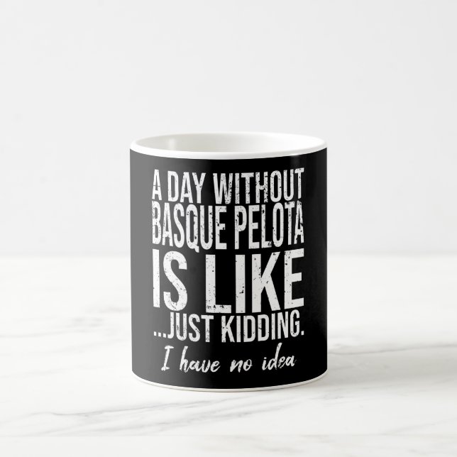 Baskien Pelota lustig sportgåva Kaffemugg (Center)