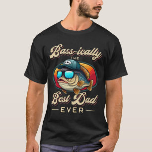 Baskigt den bästa pappan någonsin t shirt