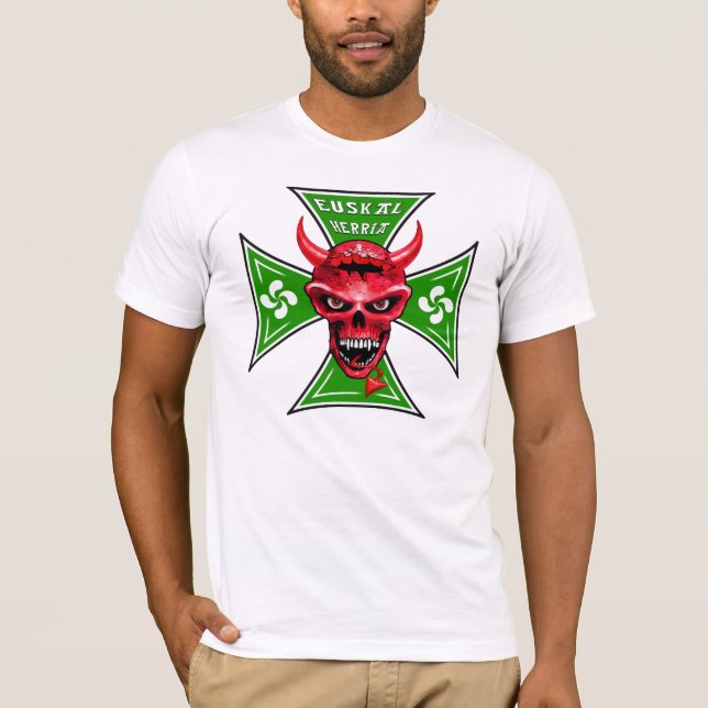 Baskisk djävulenskjorta t shirt (Framsida)