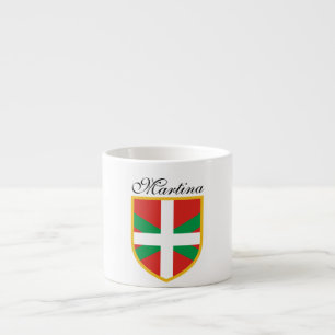 Baskisk flagga espressomugg