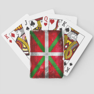 Baskisk flagga för bekymrad stil: Ikurriña, Casinokort