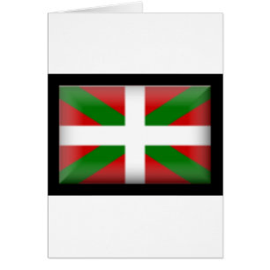 Baskisk flagga País Vasco Hälsningskort