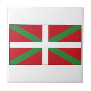 Baskisk flagga Spanien Kakelplatta