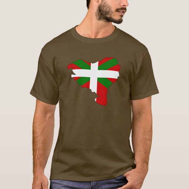 Baskisk flaggakarta tee (Framsida)