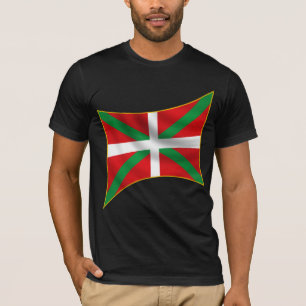 Baskisk flaggaskjorta t-shirt