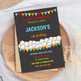 Baskisk födelsedagsinbjudan inbjudningar