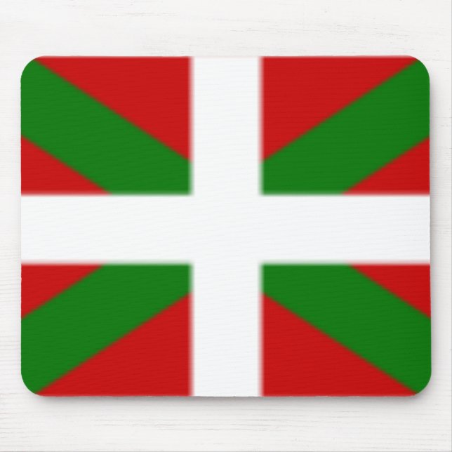 Baskisk regionflagga Mousepad Musmatta (Framsidan)