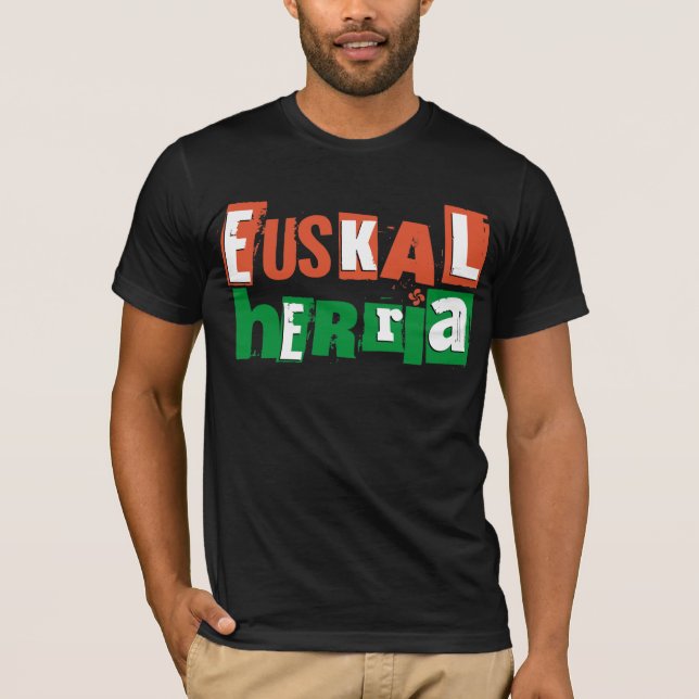 Baskisk skjorta t-shirt (Framsida)