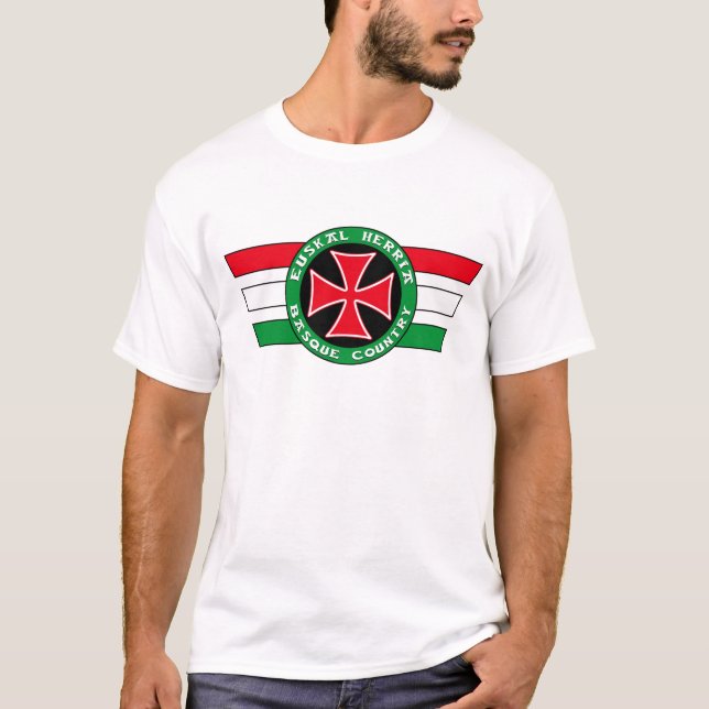 Baskisk skjorta t-shirt (Framsida)