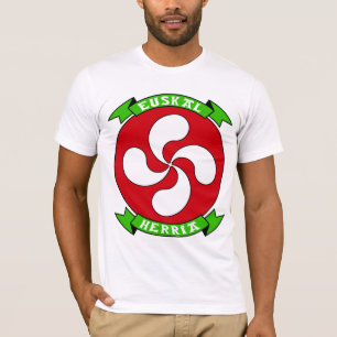Baskisk skjorta tee shirt