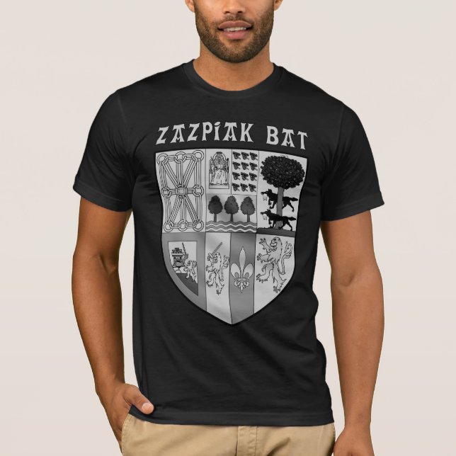 Baskisk skjorta tee shirt (Framsida)