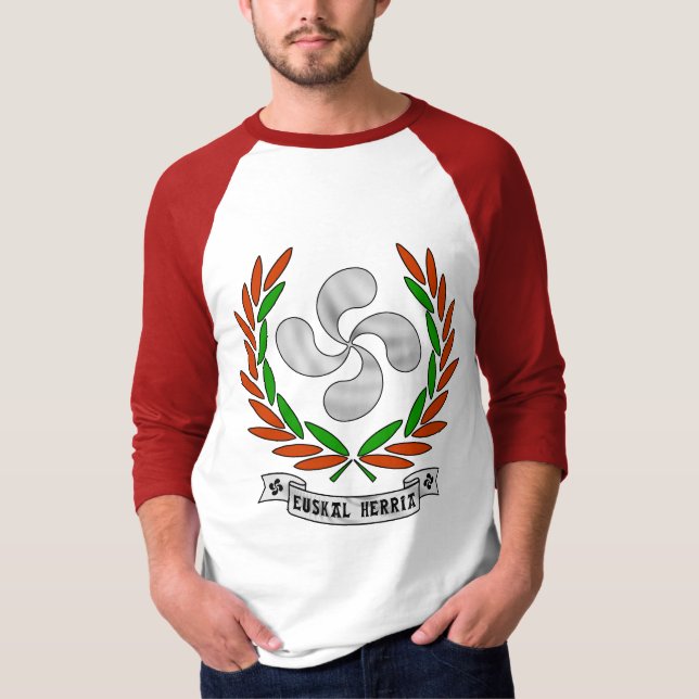 Baskisk skjorta tee shirt (Framsida)