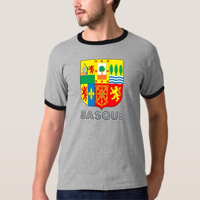 Baskisk vapensköld t shirt (Framsida)
