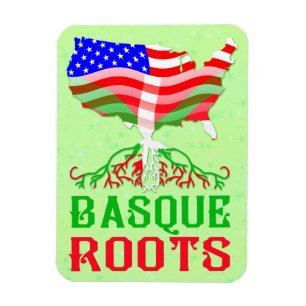 Baskiska amerikanska rötter magnet