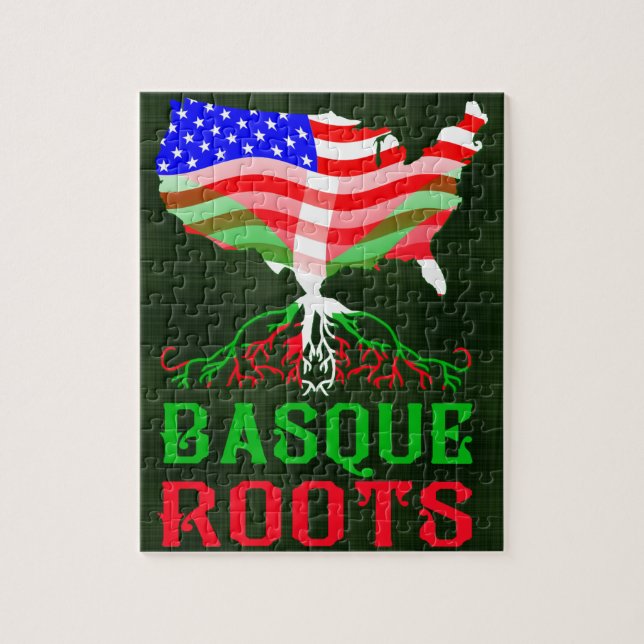 Baskiska amerikanska rötter pussel (Vertikal)