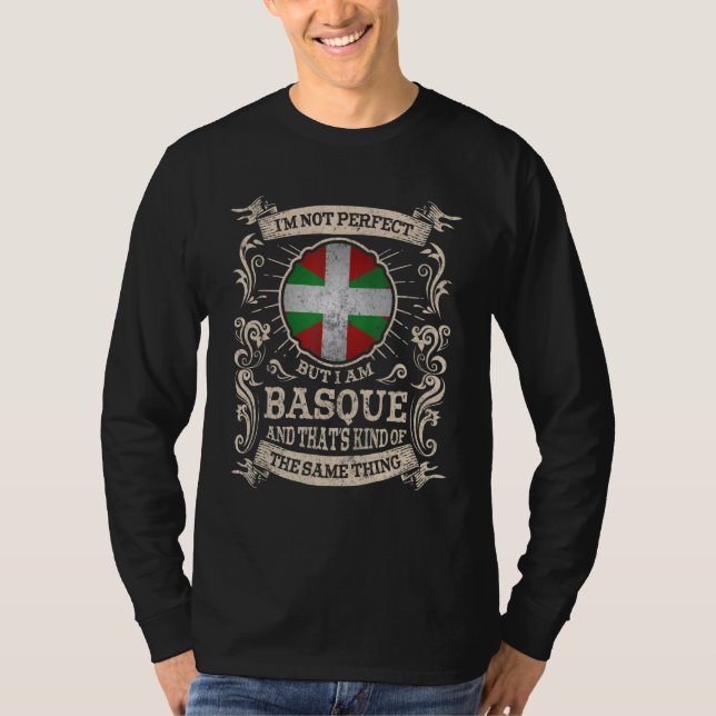 Baskiska Flagga Proud Basques Manar & Women T Shirt (Framsida)