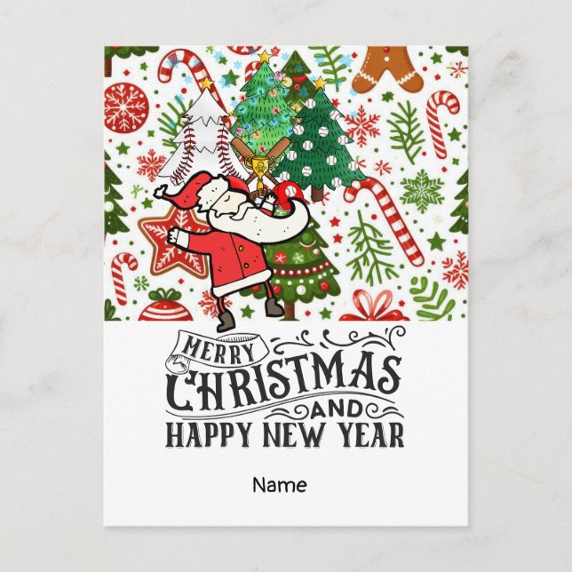 Baskiska julhelgen helg vykort (Framsida)