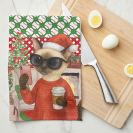 Baskiska julhelgen kökshandduk