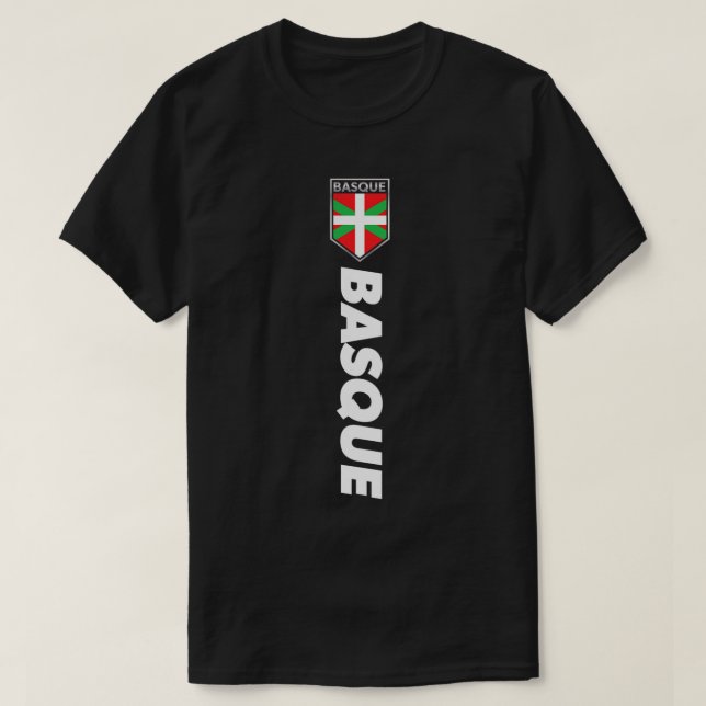 Baskiska segraren Baskiska fotbollen Jersey Stil T Shirt (Design framsida)