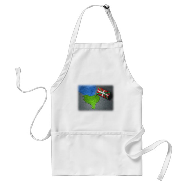 Baskiskt land med dess egna flagga förkläde (Framsidan)