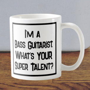 Baskitarr Super Talang. Kaffe kopp