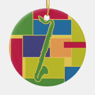 Basklarinett Färgblock Ornament