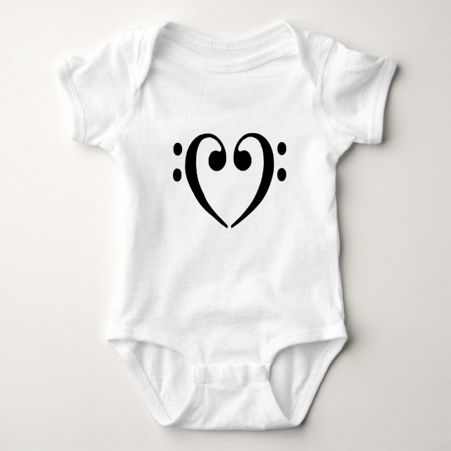 Basklavhjärta T Shirt (Framsida)