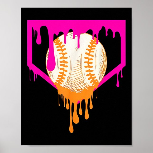 Basklop för Boys Ice Cream Drip Youth Boys B Poster (Framsidan)