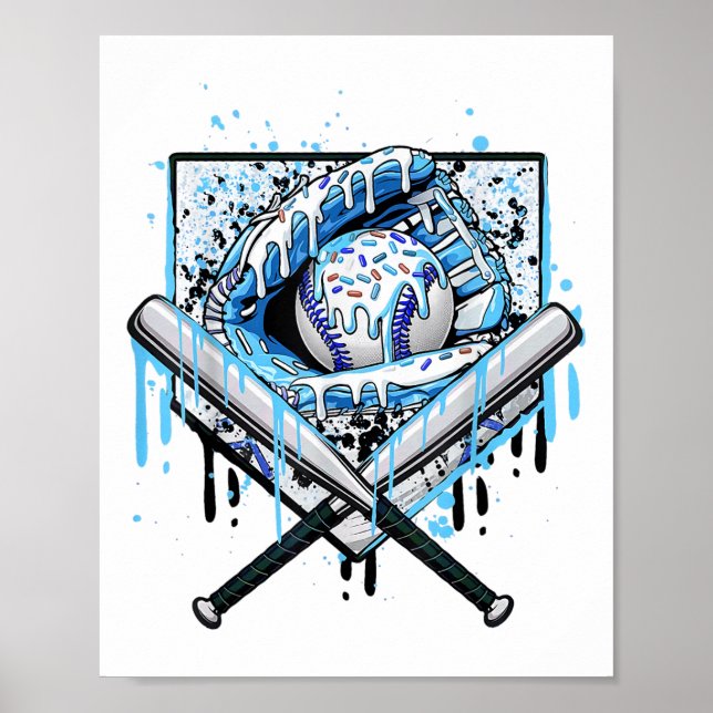 Basklop för Boys Ice Cream Drip Youth Boys B Poster (Framsidan)