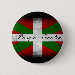 Baskque Land Distress Flagga Knapp