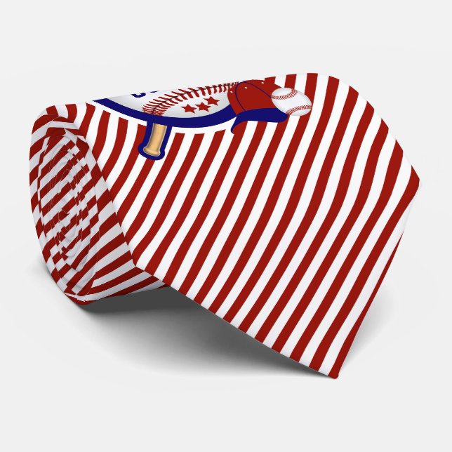 Basksport i Mörk Red and White Rand Slips (Rullad)